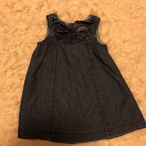 Benetton Baby Denim Ruffle Dress